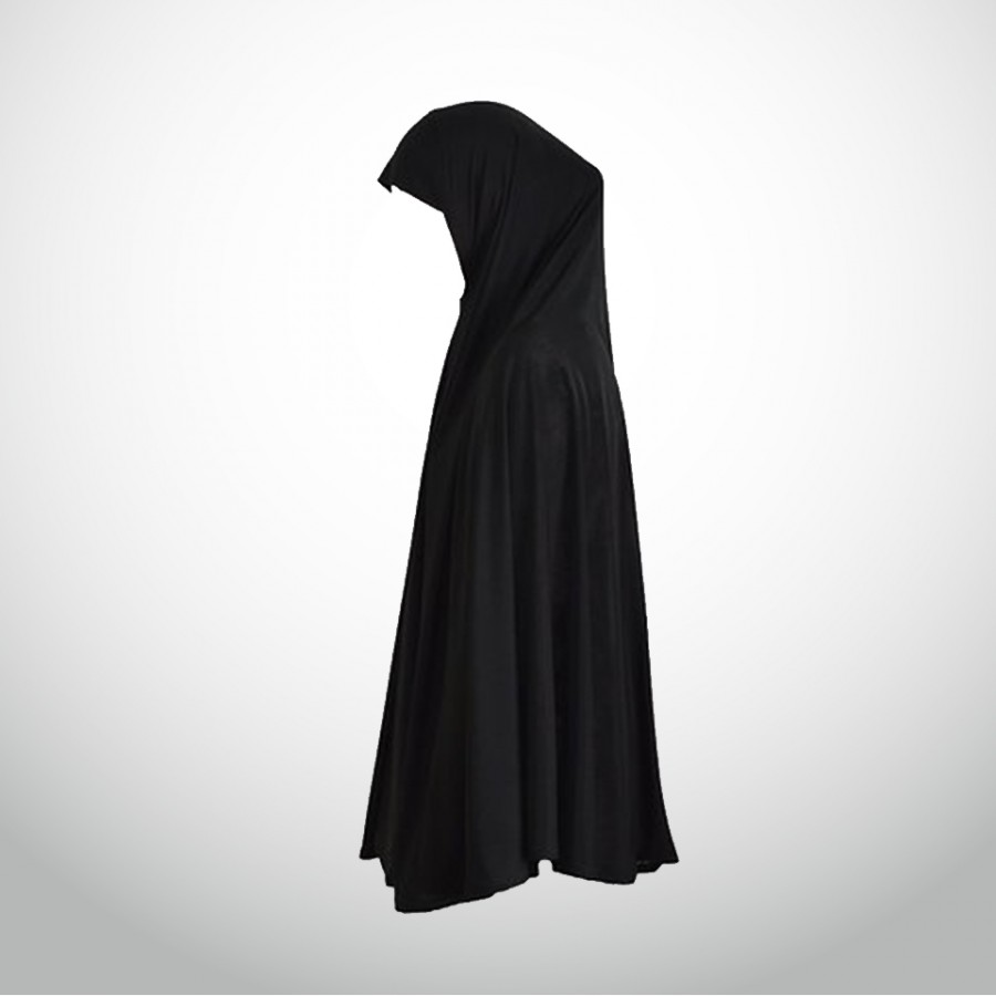 Women's Cotton Scarf or Hajj or Umrah Ihram - Black